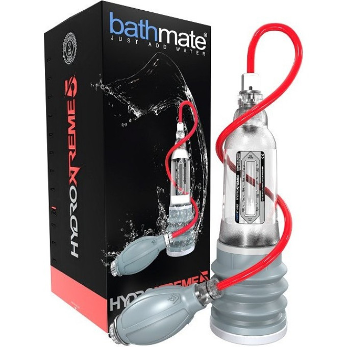 Гидропомпа BATHMATE HYDROXTREME5 прозрачная BM-HX5-CC